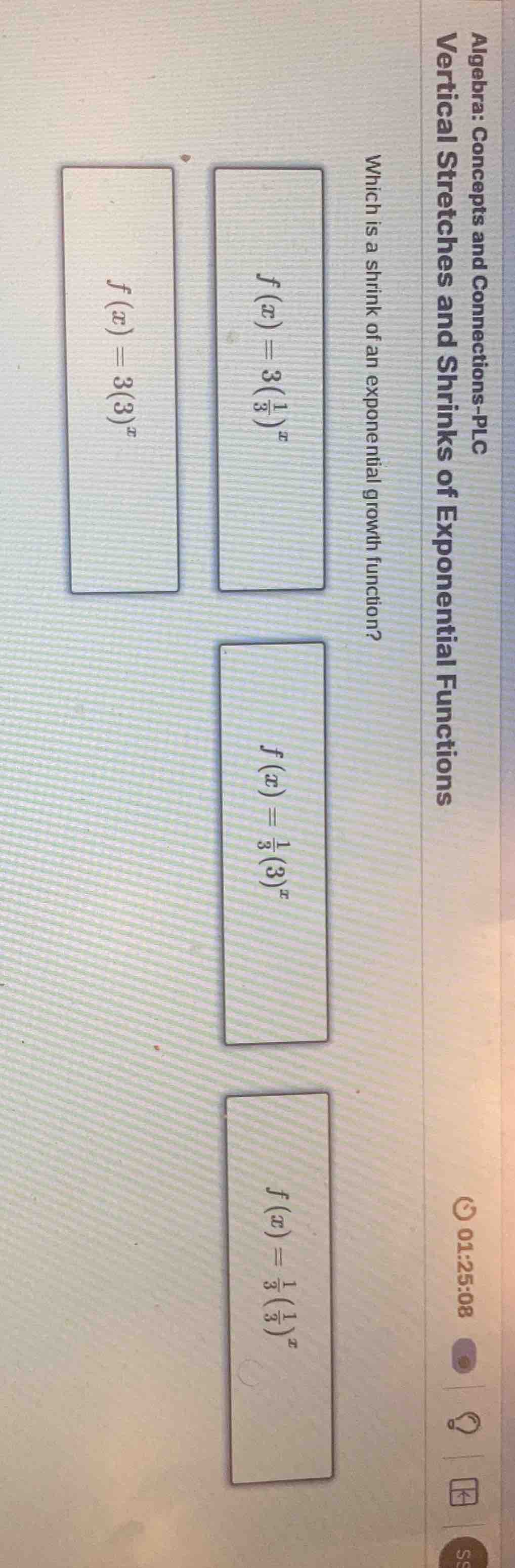 algebra: concepts and connections - plc vertical stretches and shrinks …