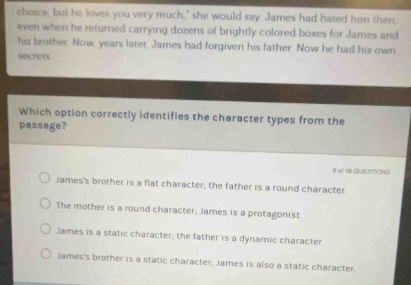 choice, but he loves you very much,\ she would say. james had hated him…