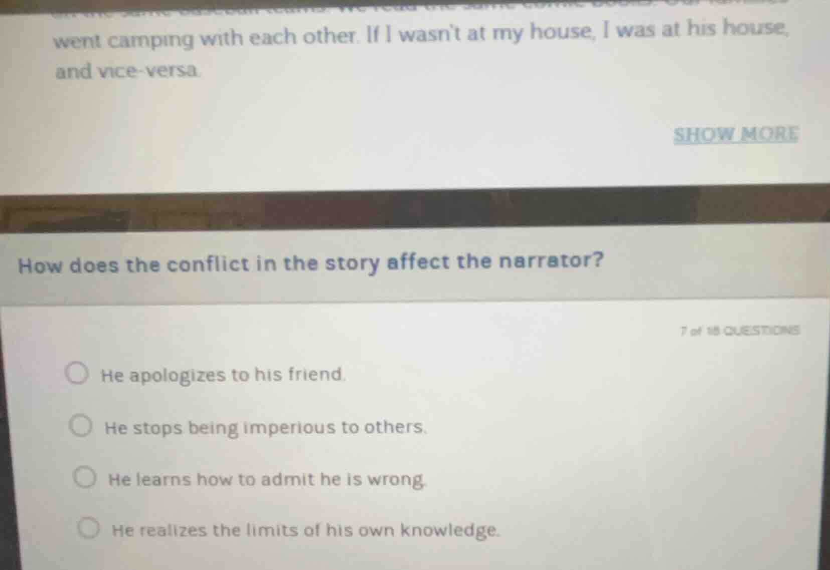 went camping with each other. if i wasnt at my house, i was at his hous…