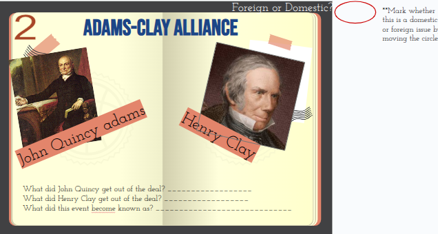 2 adams - clay alliance john quincy adams henry clay what did john quin…