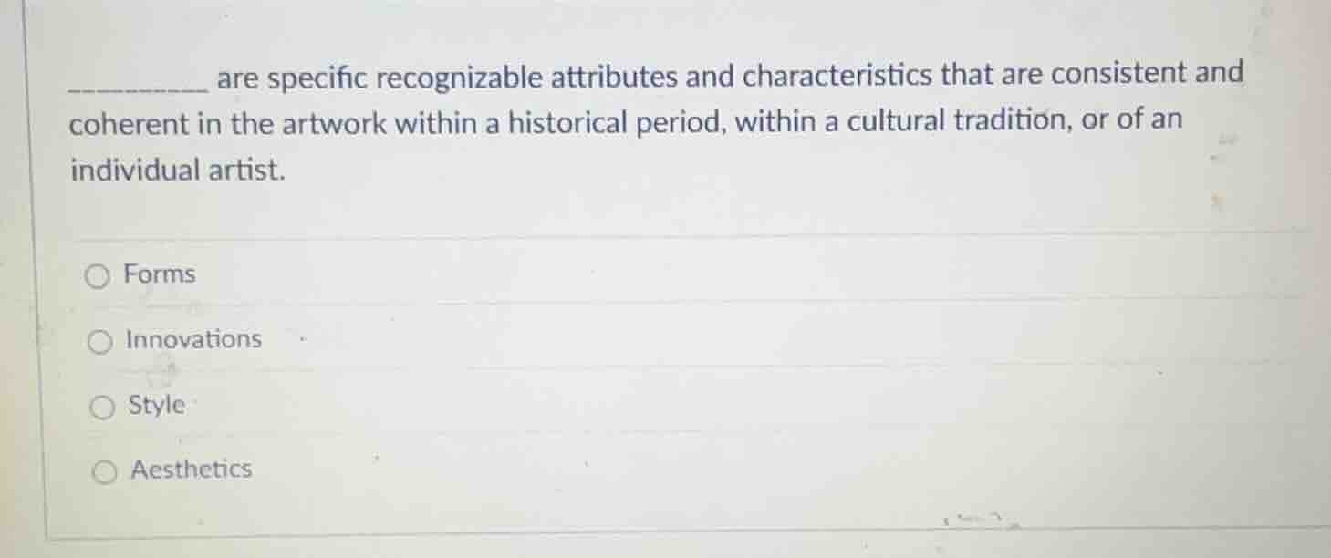 _______ are specific recognizable attributes and characteristics that a…