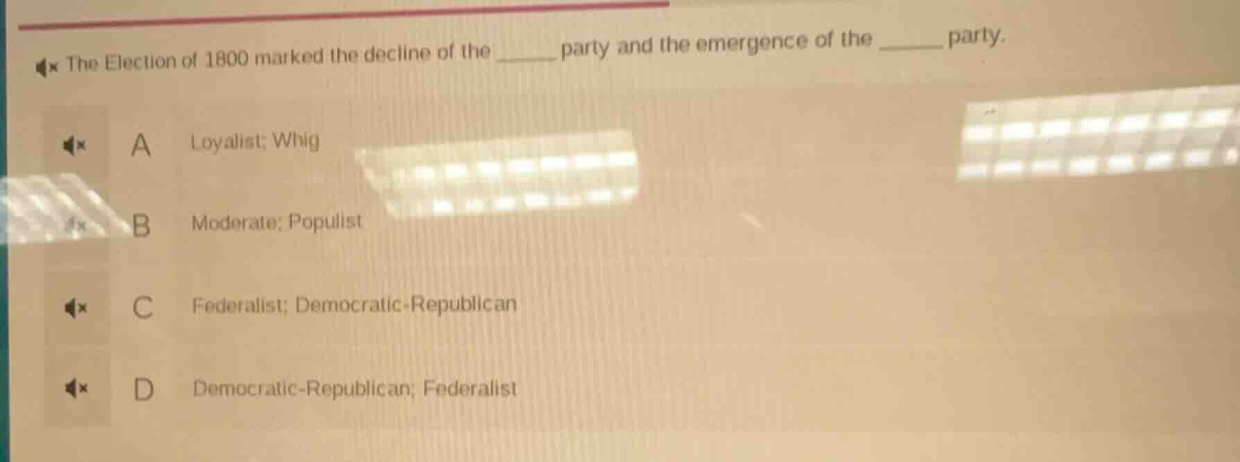 the election of 1800 marked the decline of the ______ party and the eme…