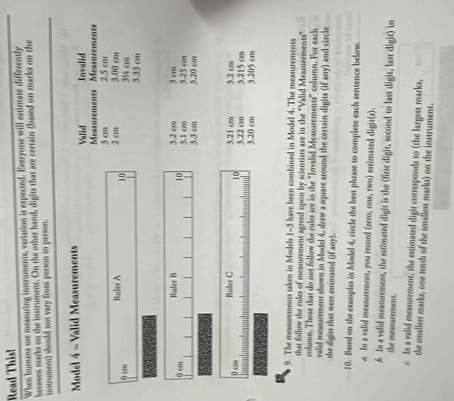 read this! when humans use measuring instruments, variation is expected…