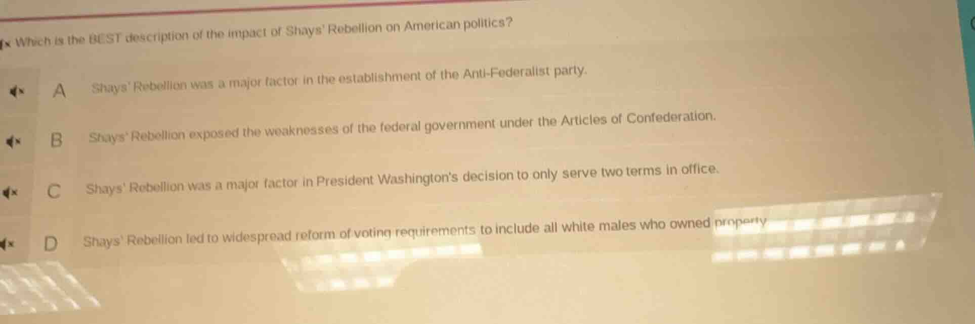 which is the best description of the impact of shays rebellion on ameri…