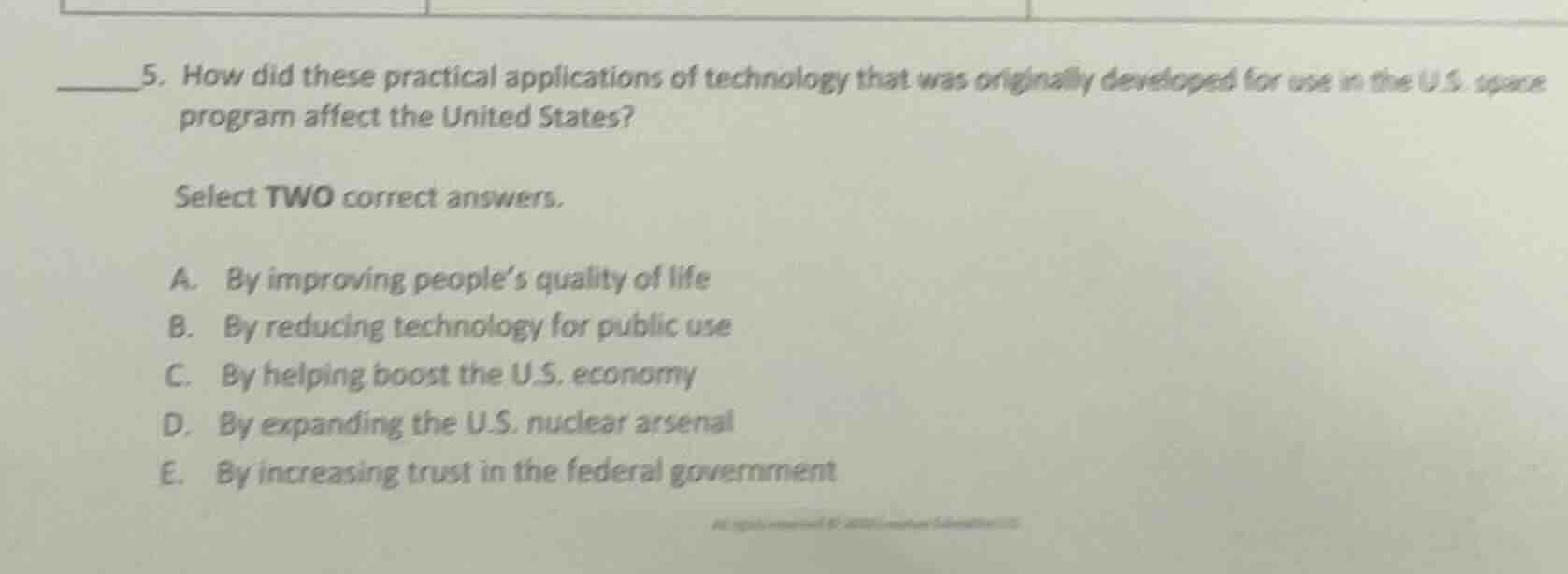 5. how did these practical applications of technology that was original…