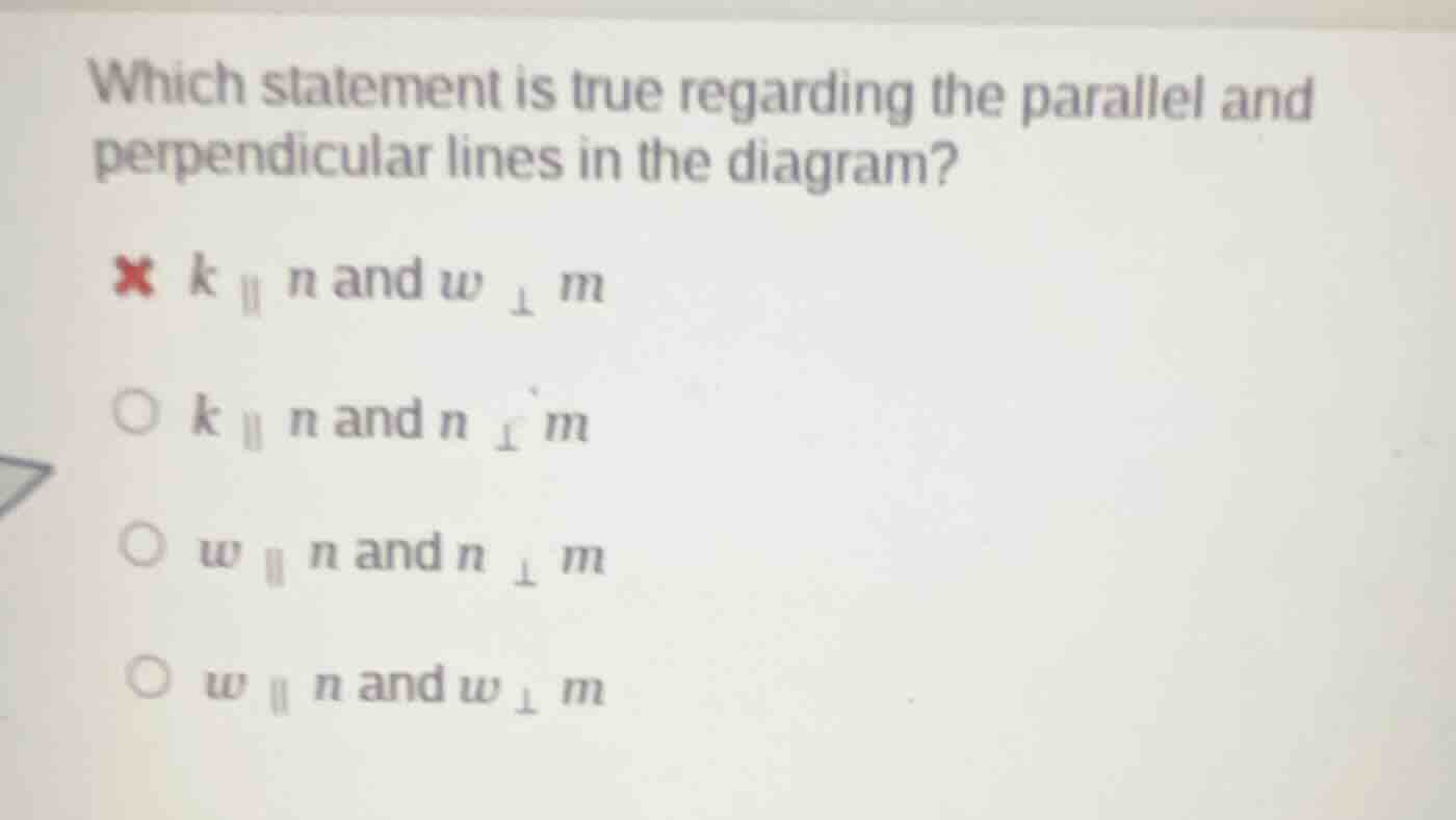 which statement is true regarding the parallel and perpendicular lines …