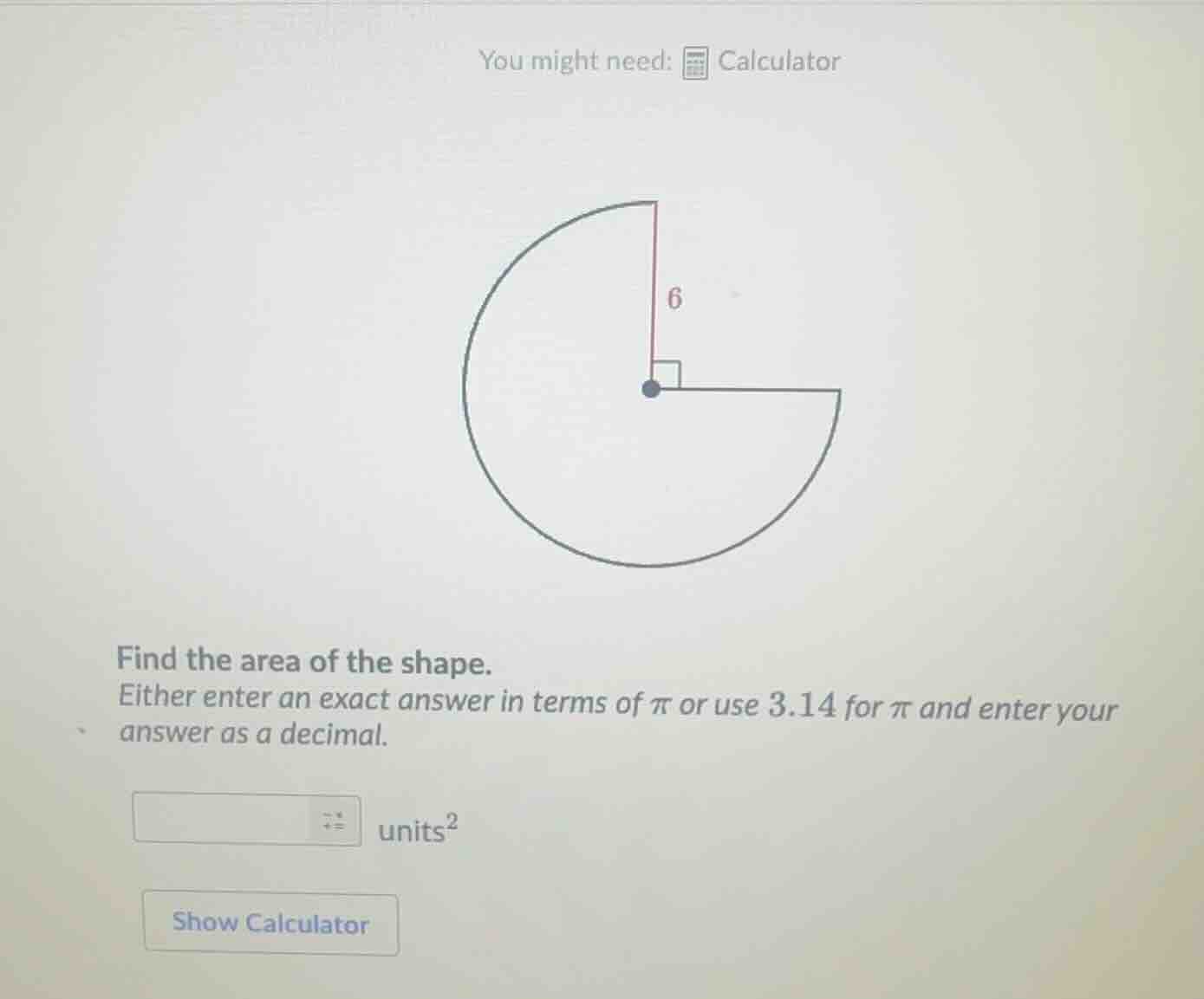 you might need: calculator find the area of the shape. either enter an …