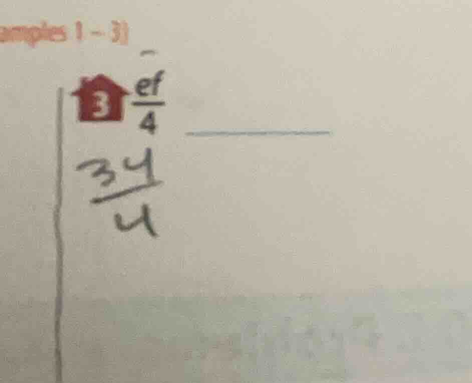 amples 1 - 3 3 of \\(\\frac{4}{4}\\) \\(\\frac{3y}{4}\\)