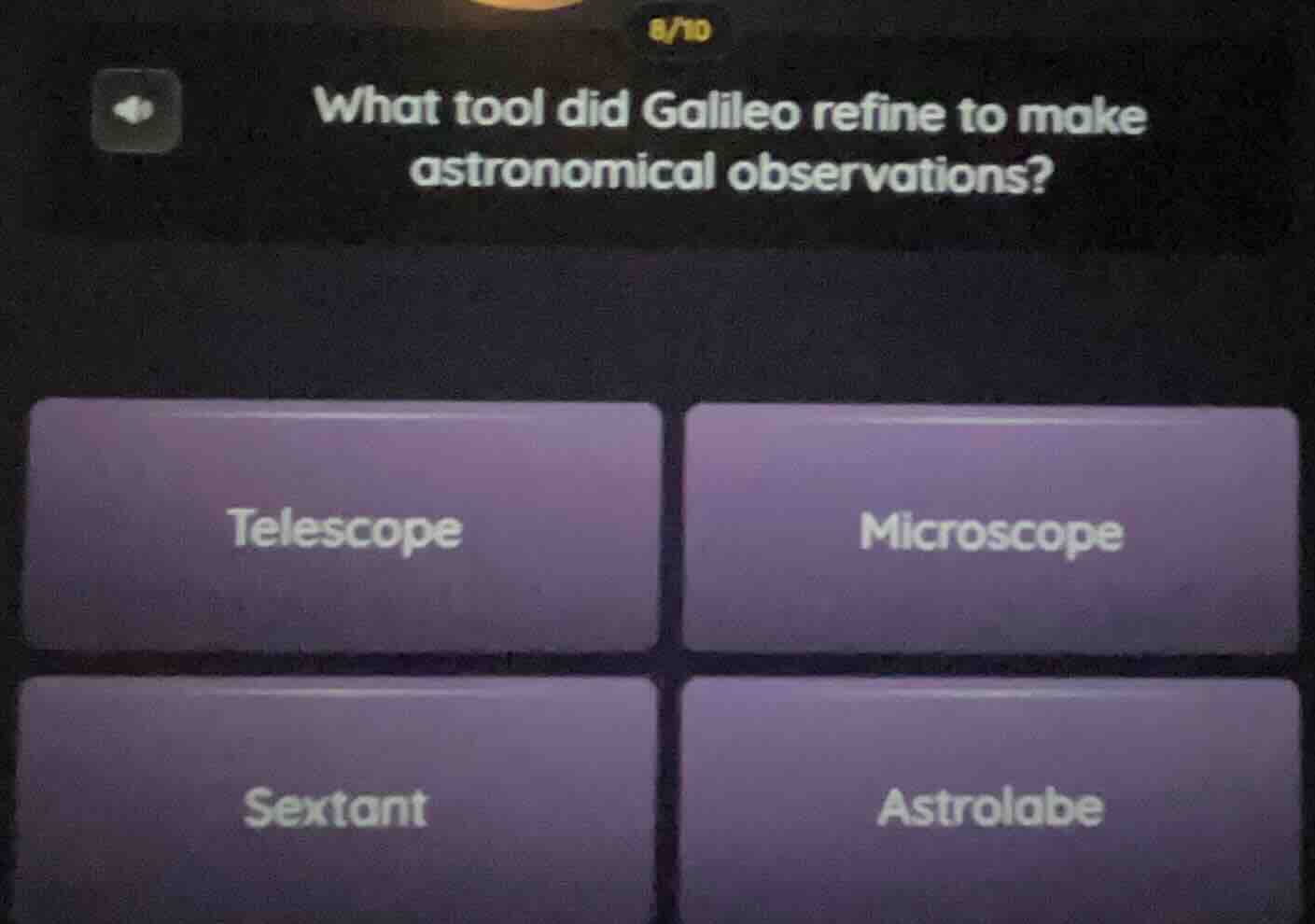 what tool did galileo refine to make astronomical observations? telesco…