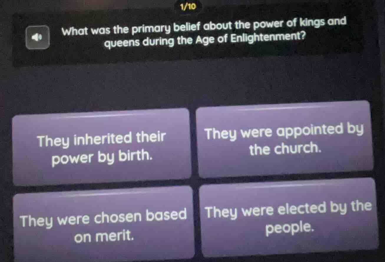 what was the primary belief about the power of kings and queens during …