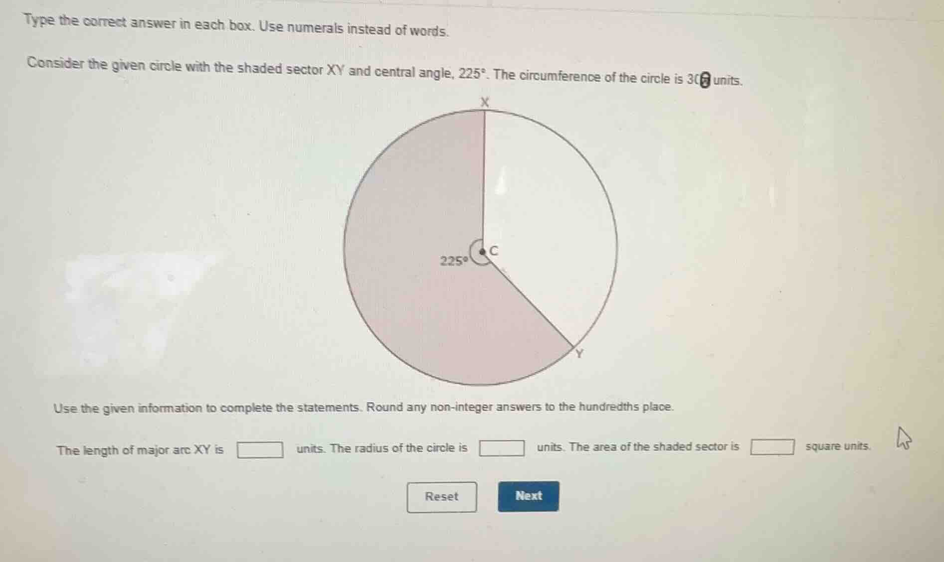 type the correct answer in each box. use numerals instead of words. con…