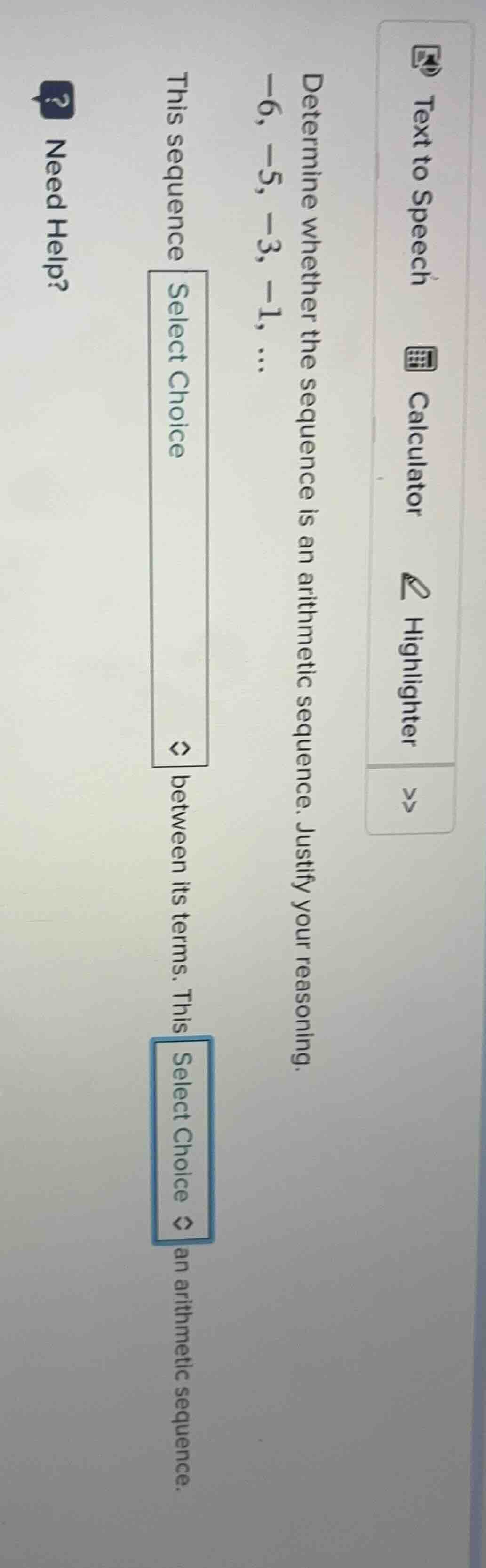 determine whether the sequence is an arithmetic sequence. justify your …