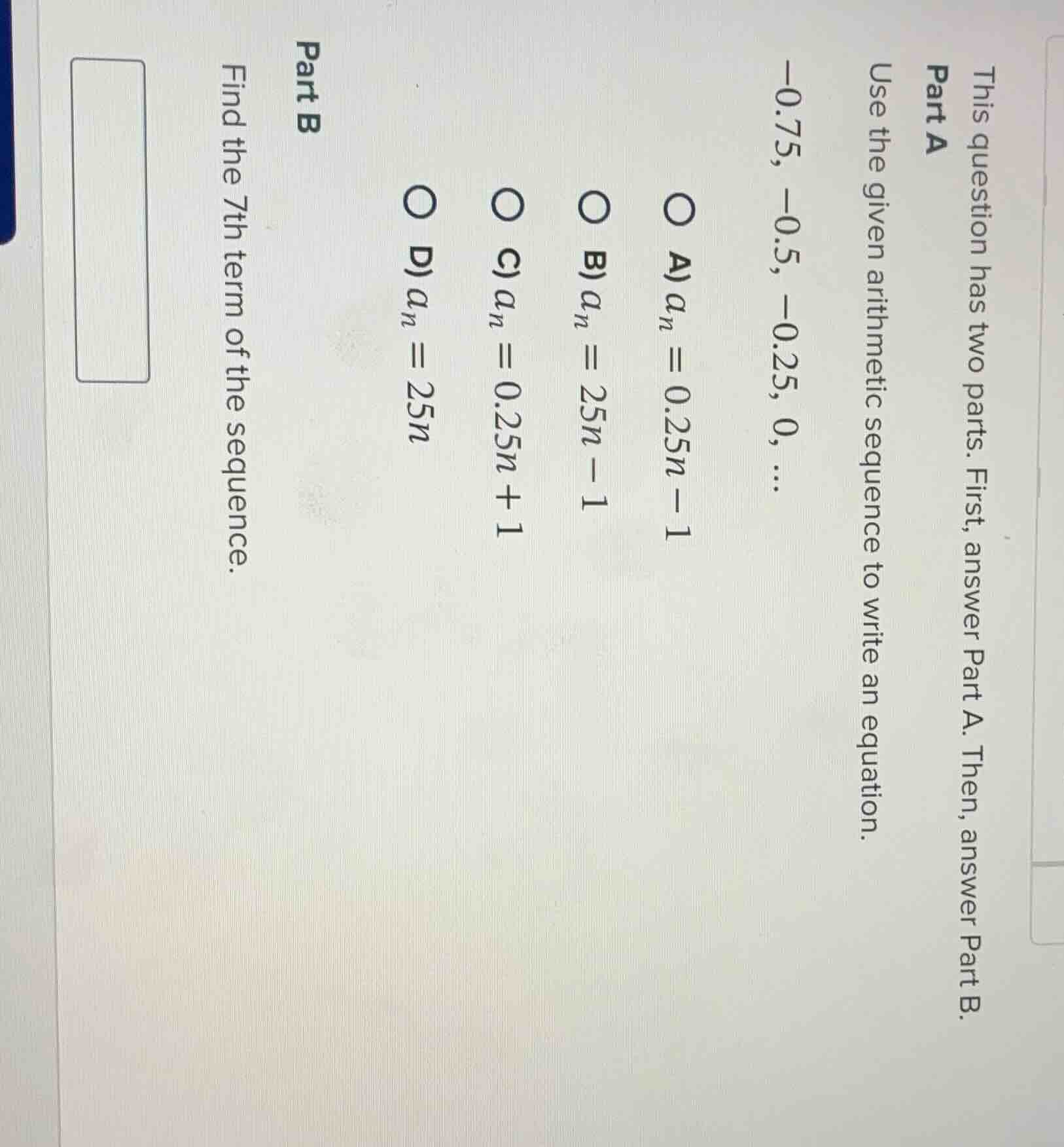 this question has two parts. first, answer part a. then, answer part b.…
