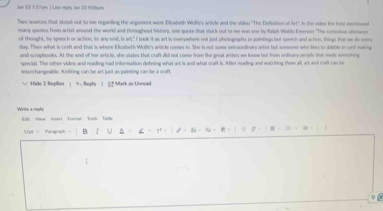 jan 23 7:27pm | last reply jan 23 9:06pm two sources that stood out to …