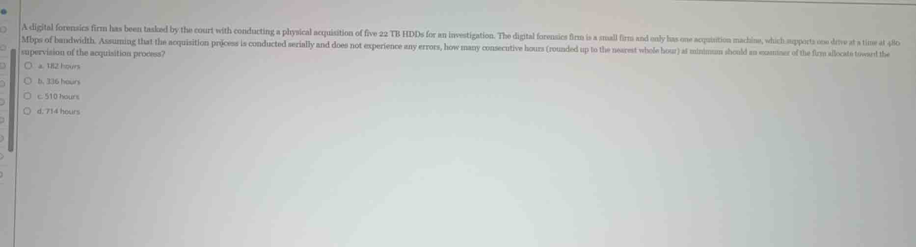a digital forensics firm has been tasked by the court with conducting a…