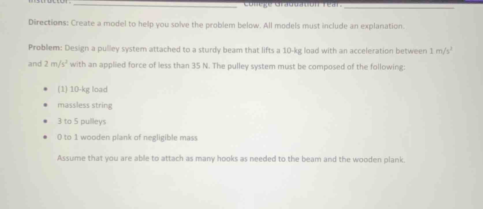 directions: create a model to help you solve the problem below. all mod…