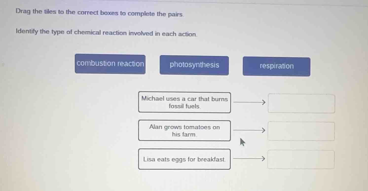 drag the tiles to the correct boxes to complete the pairs identify the …