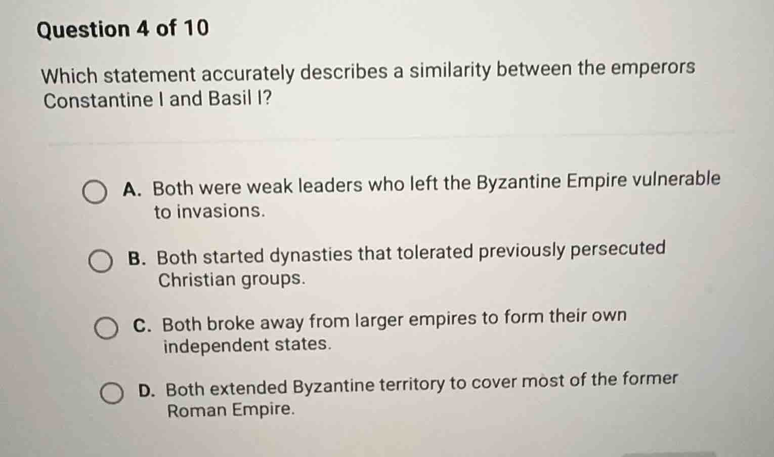 question 4 of 10 which statement accurately describes a similarity betw…