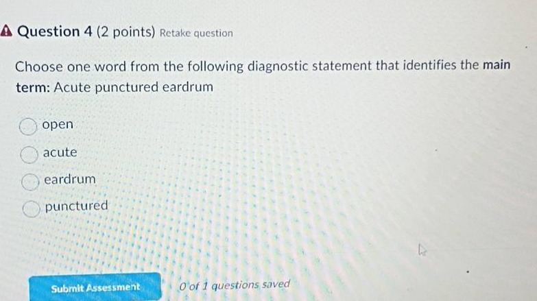 question 4 (2 points) retake question choose one word from the followin…