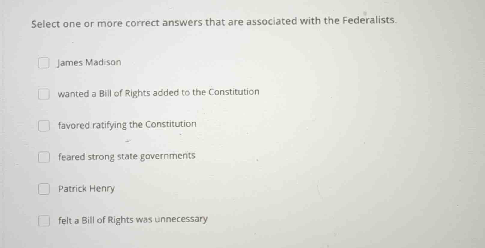 select one or more correct answers that are associated with the federal…