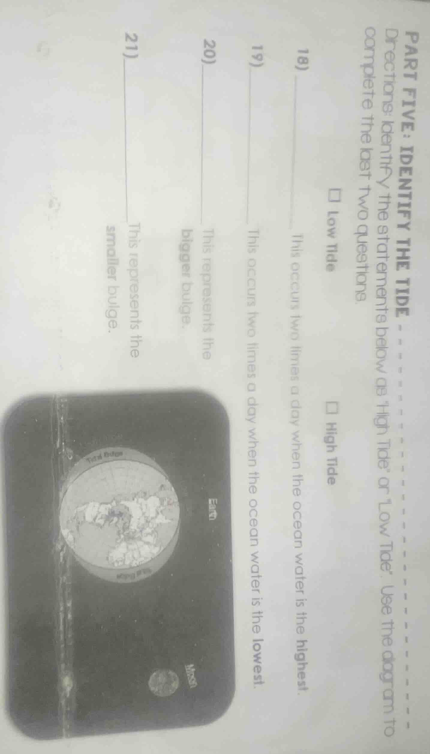 part five: identify the tide directions: identify the statements below …