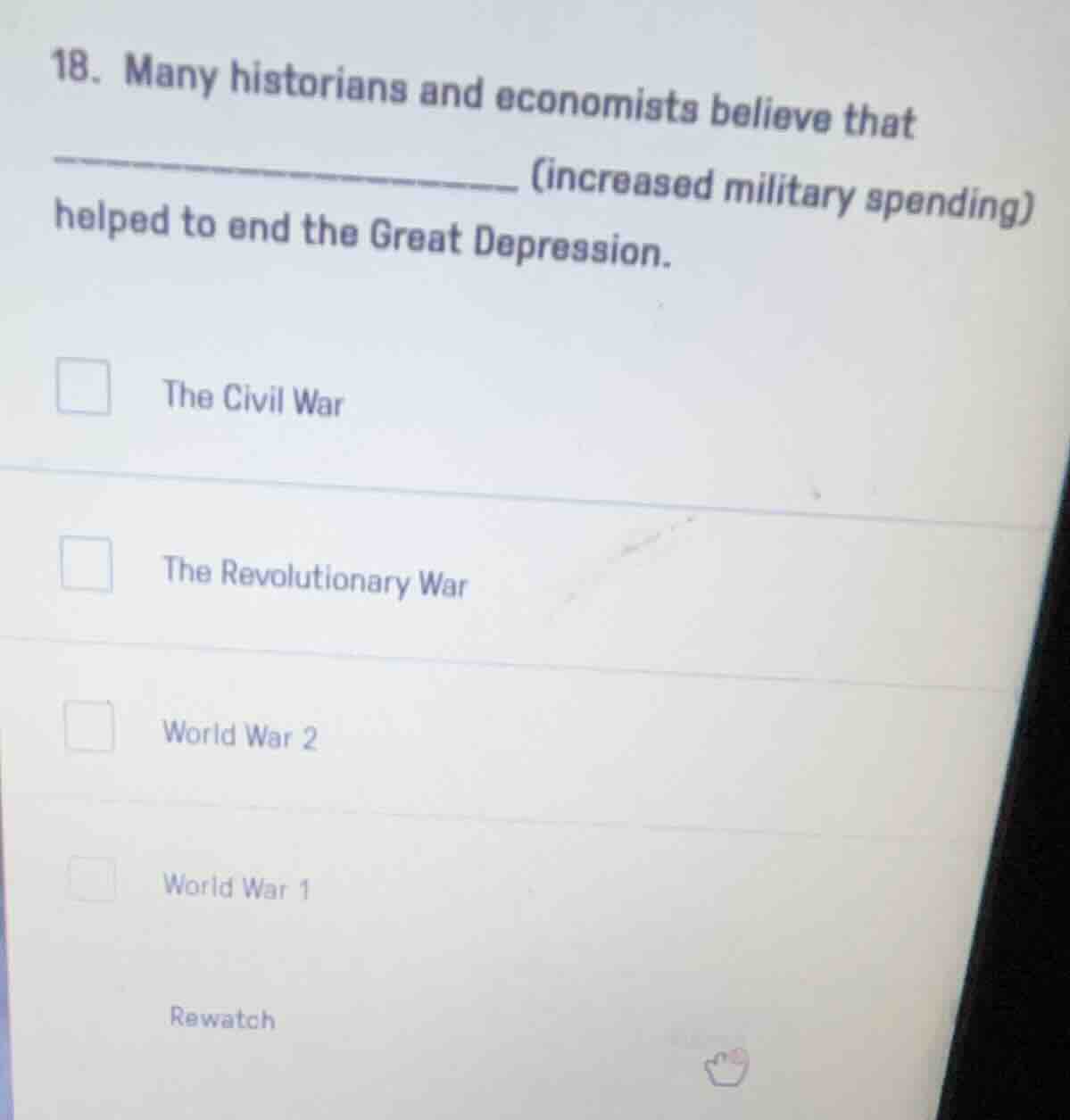 18. many historians and economists believe that ______ (increased milit…