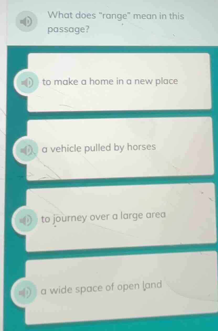 what does ange\ mean in this passage? to make a home in a new place a v…