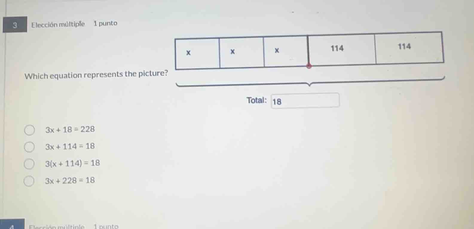 3 elección múltiple 1 punto which equation represents the picture? tota…