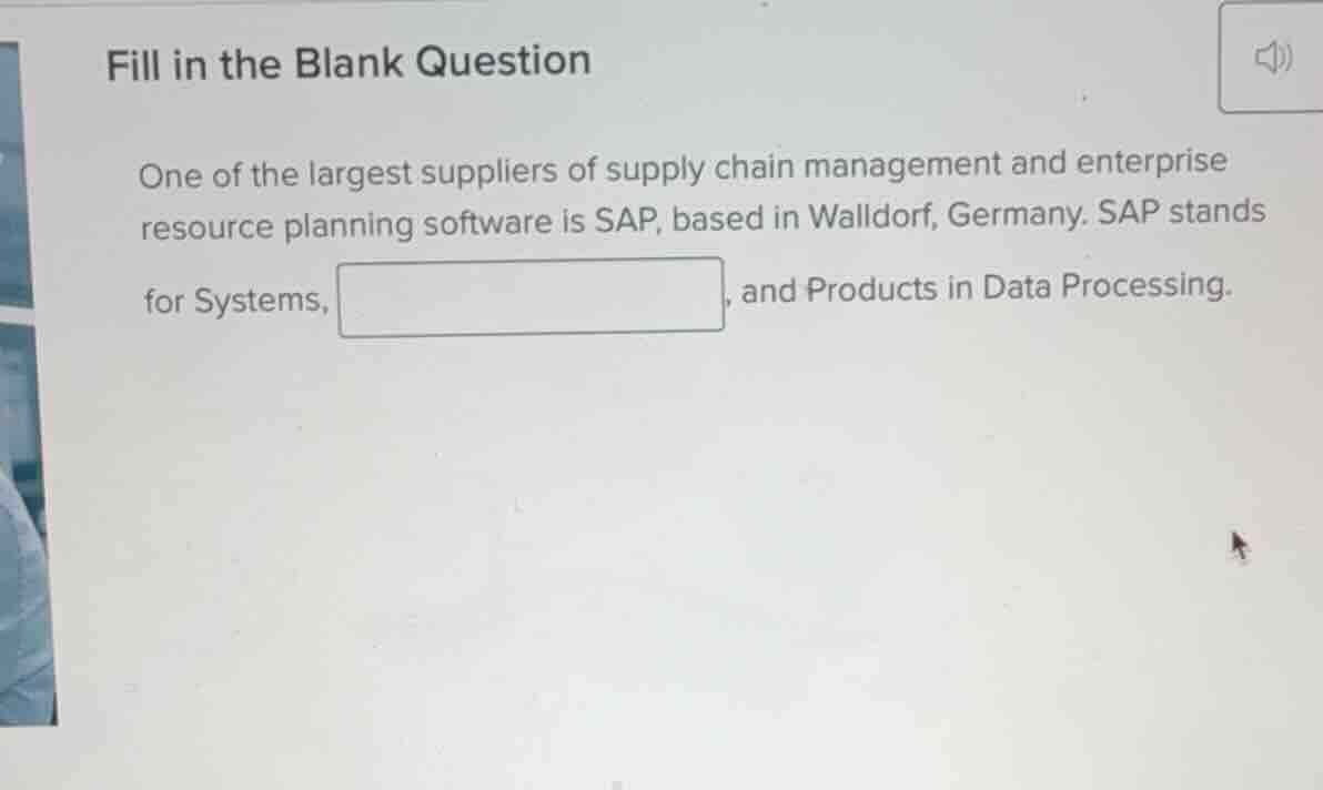 fill in the blank question one of the largest suppliers of supply chain…