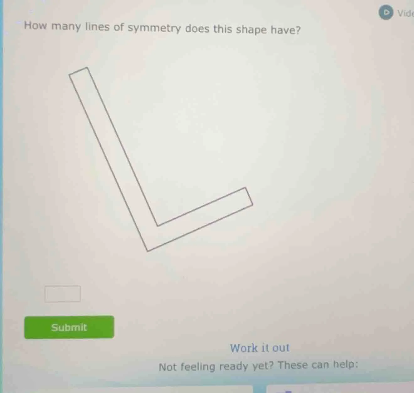 how many lines of symmetry does this shape have?