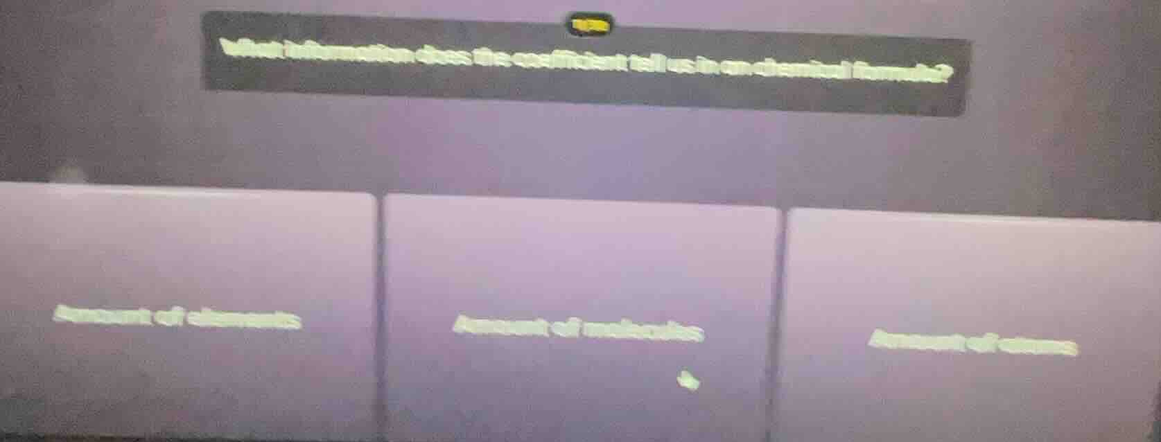 what information does the coefficient tell us in a chemical formula? am…