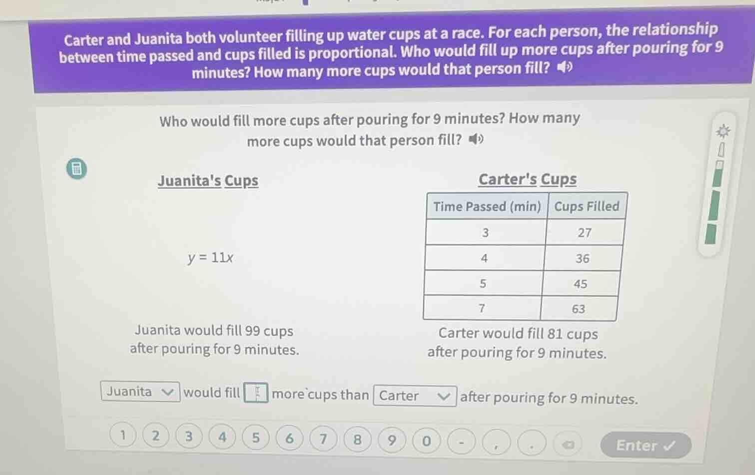 carter and juanita both volunteer filling up water cups at a race. for …