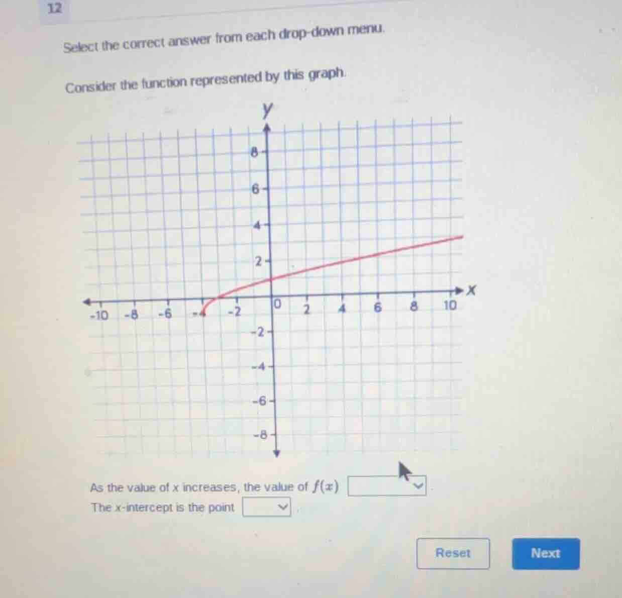12 select the correct answer from each drop - down menu. consider the f…