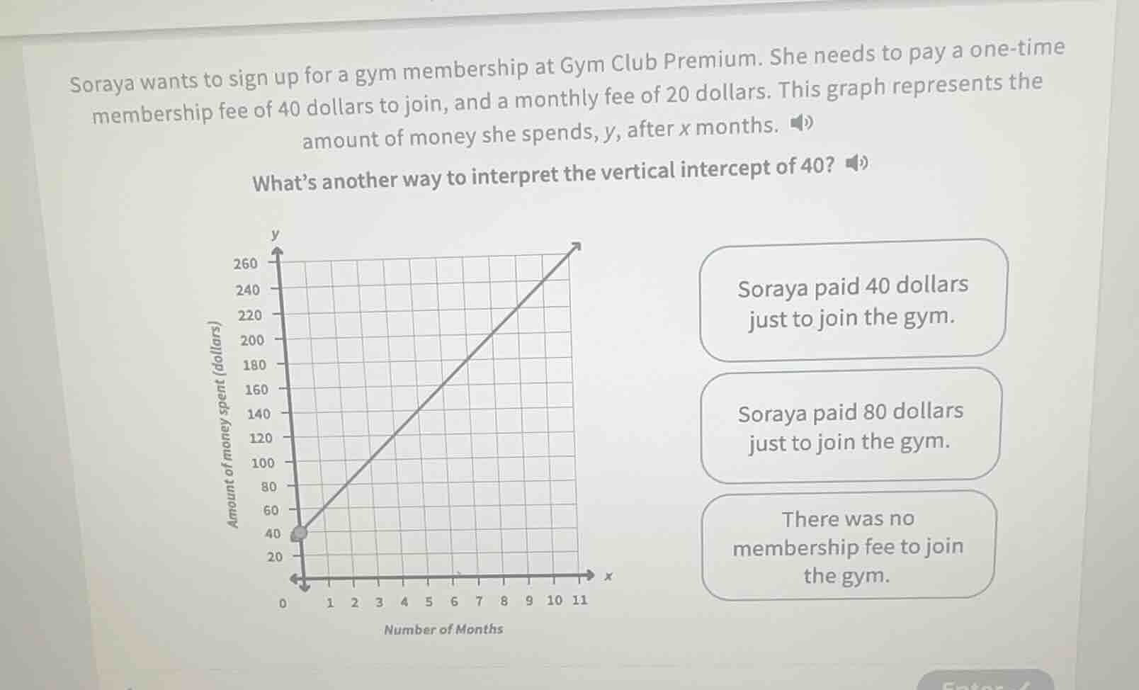 soraya wants to sign up for a gym membership at gym club premium. she n…