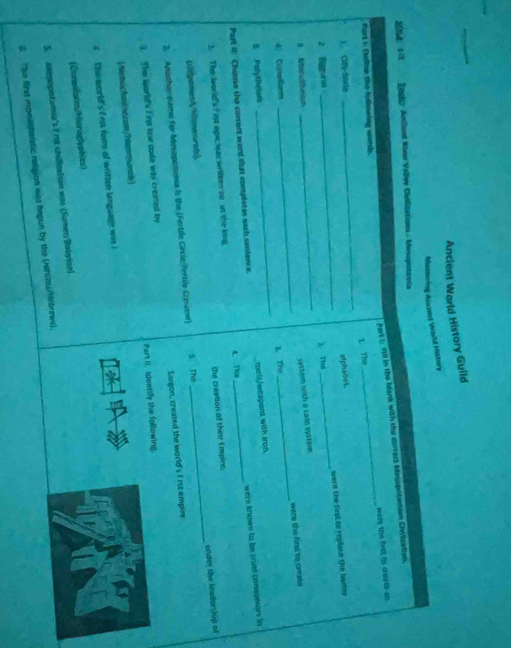 ancient world history guild assessing ancient world history unit 1-2 to…