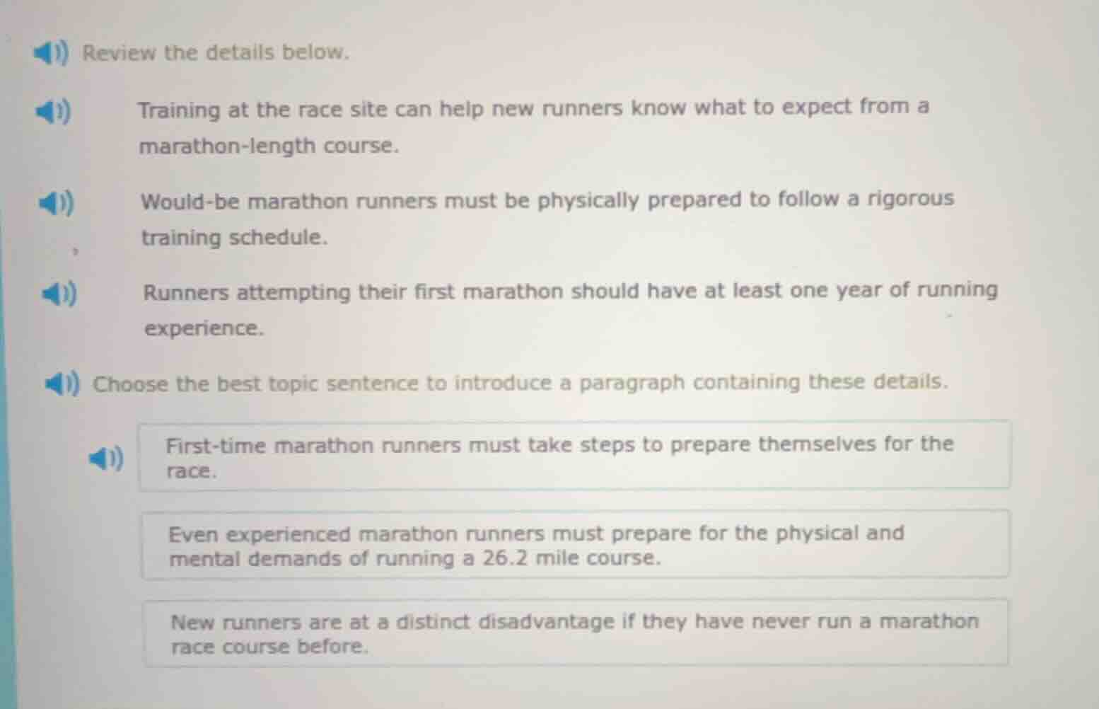 review the details below. training at the race site can help new runner…