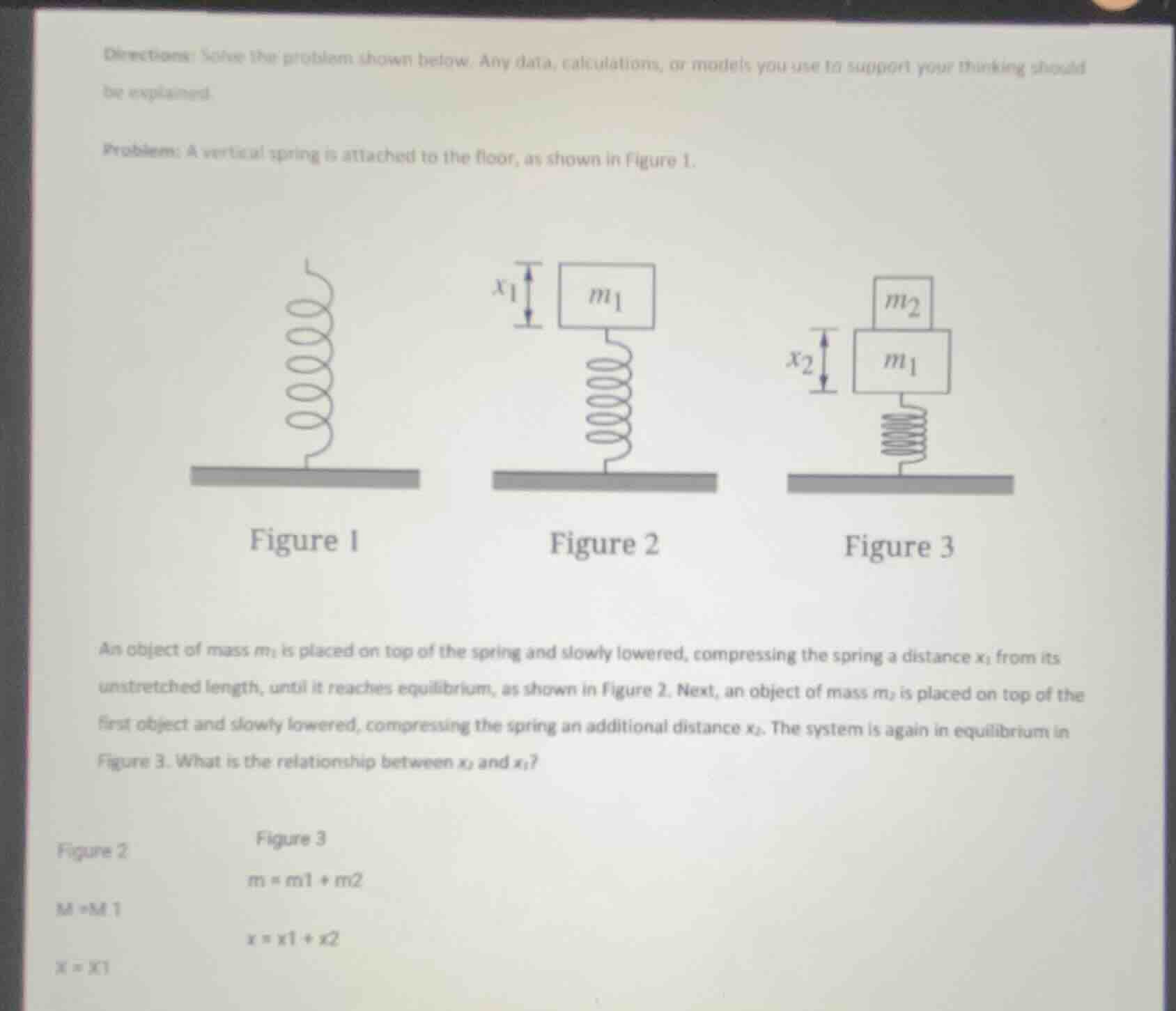 directions: solve the problem shown below. any data, calculations, or m…