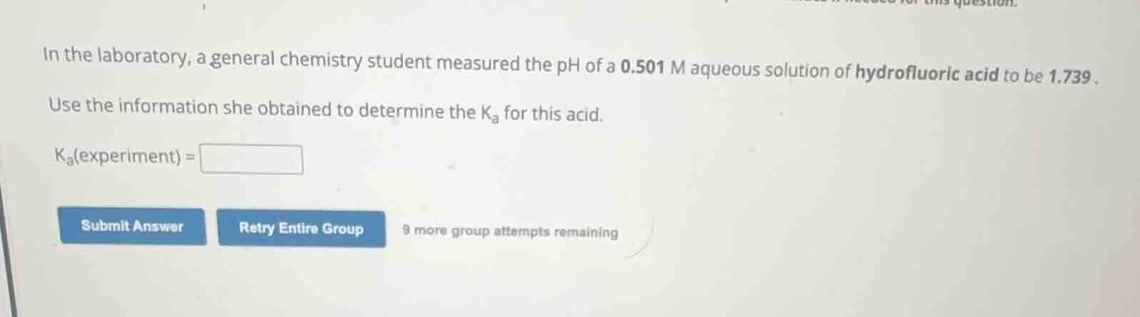 in the laboratory, a general chemistry student measured the ph of a 0.5…
