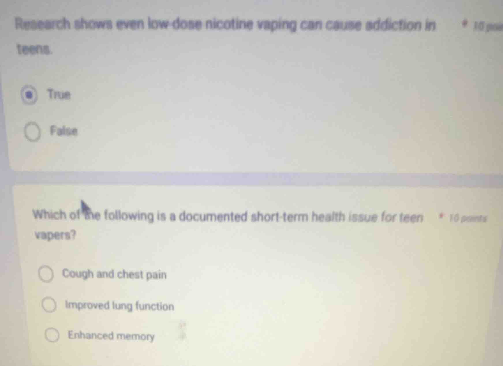 research shows even low - dose nicotine vaping can cause addiction in t…