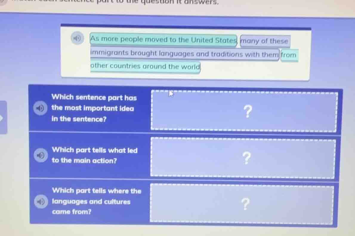 to the question it answers. as more people moved to the united states m…