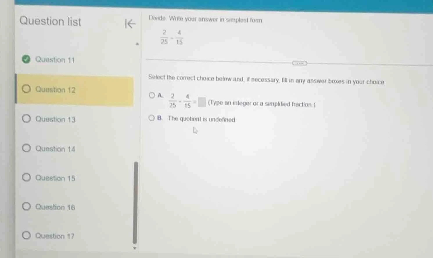 divide write your answer in simplest form \\frac{2}{25} \\div \\frac{4}…