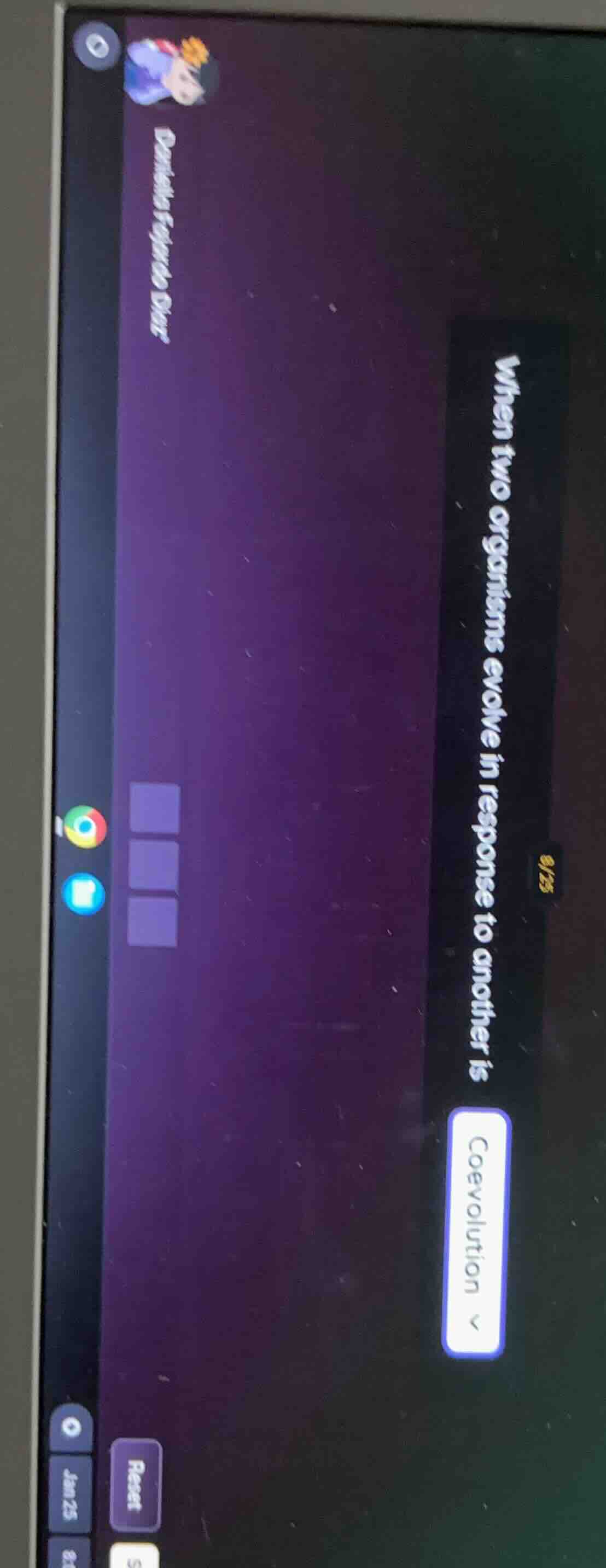 when two organisms evolve in response to another is coevolution