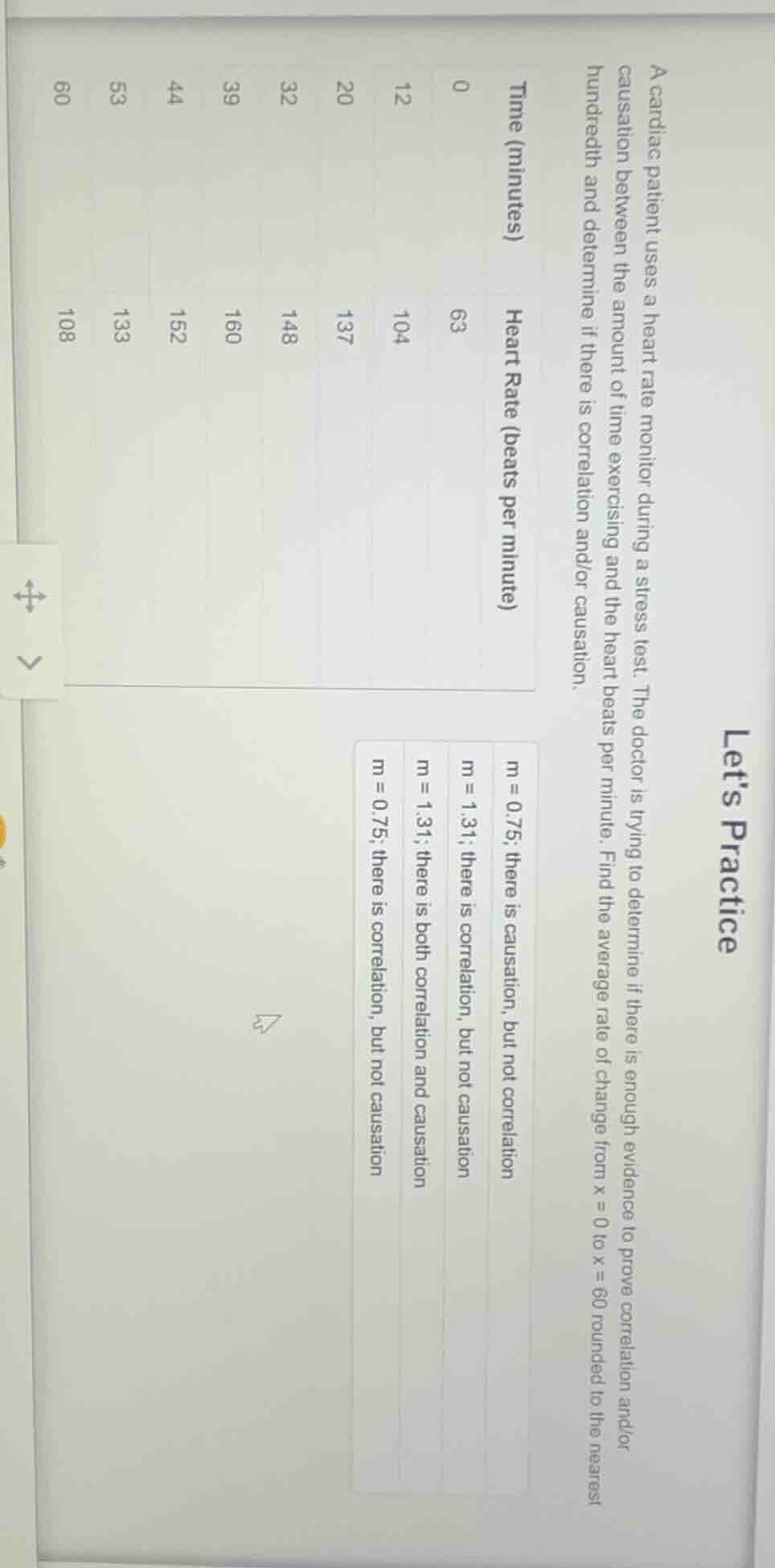 lets practice a cardiac patient uses a heart rate monitor during a stre…