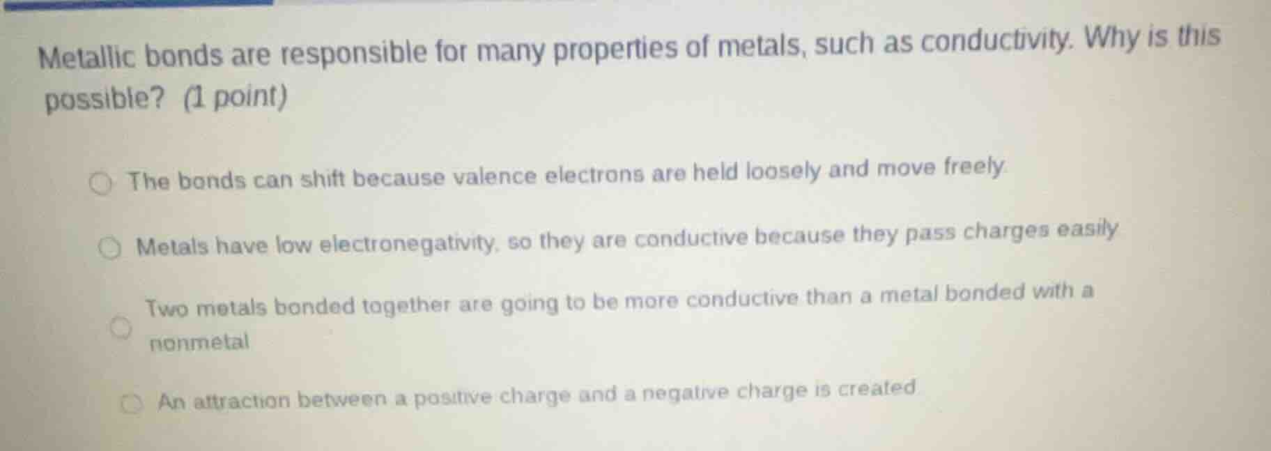 metallic bonds are responsible for many properties of metals, such as c…