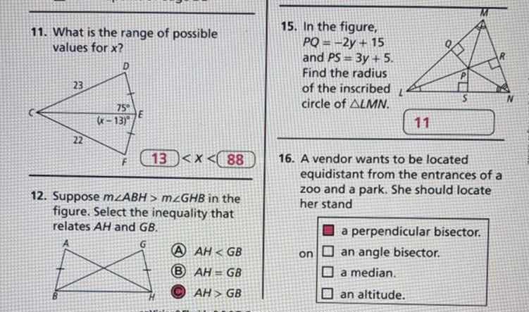 11. what is the range of possible values for x? 12. suppose ( mangle ab…