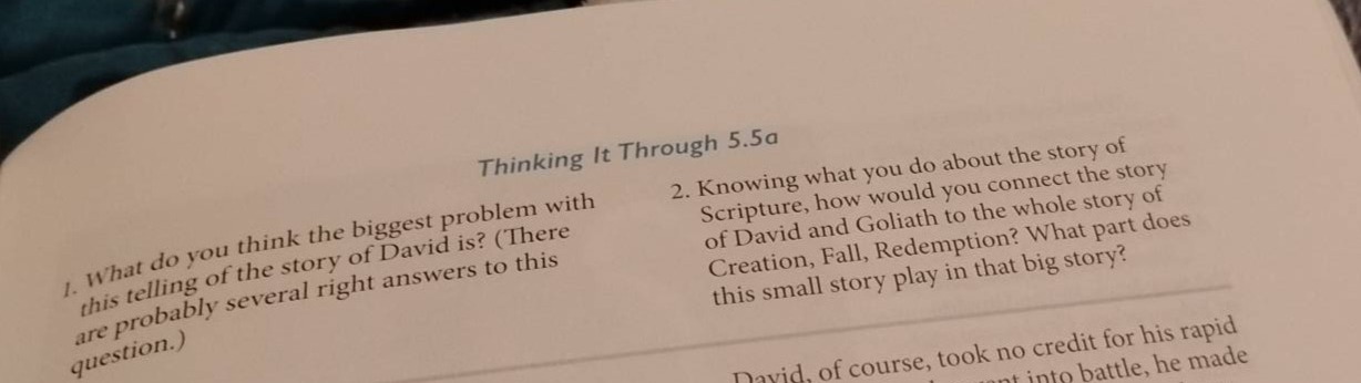 thinking it through 5.5a 1. what do you think the biggest problem with …
