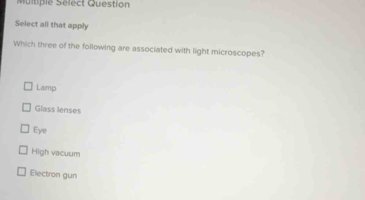 multiple select question select all that apply which three of the follo…