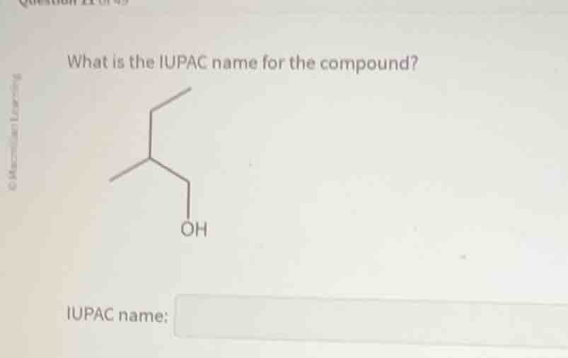 what is the iupac name for the compound? iupac name: