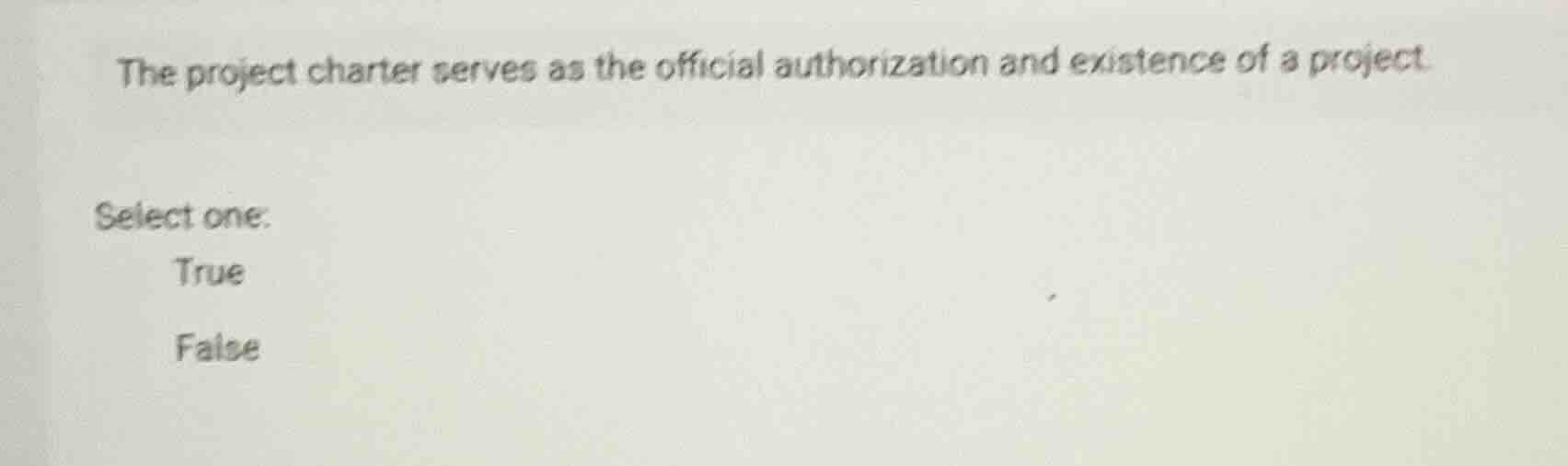 the project charter serves as the official authorization and existence …