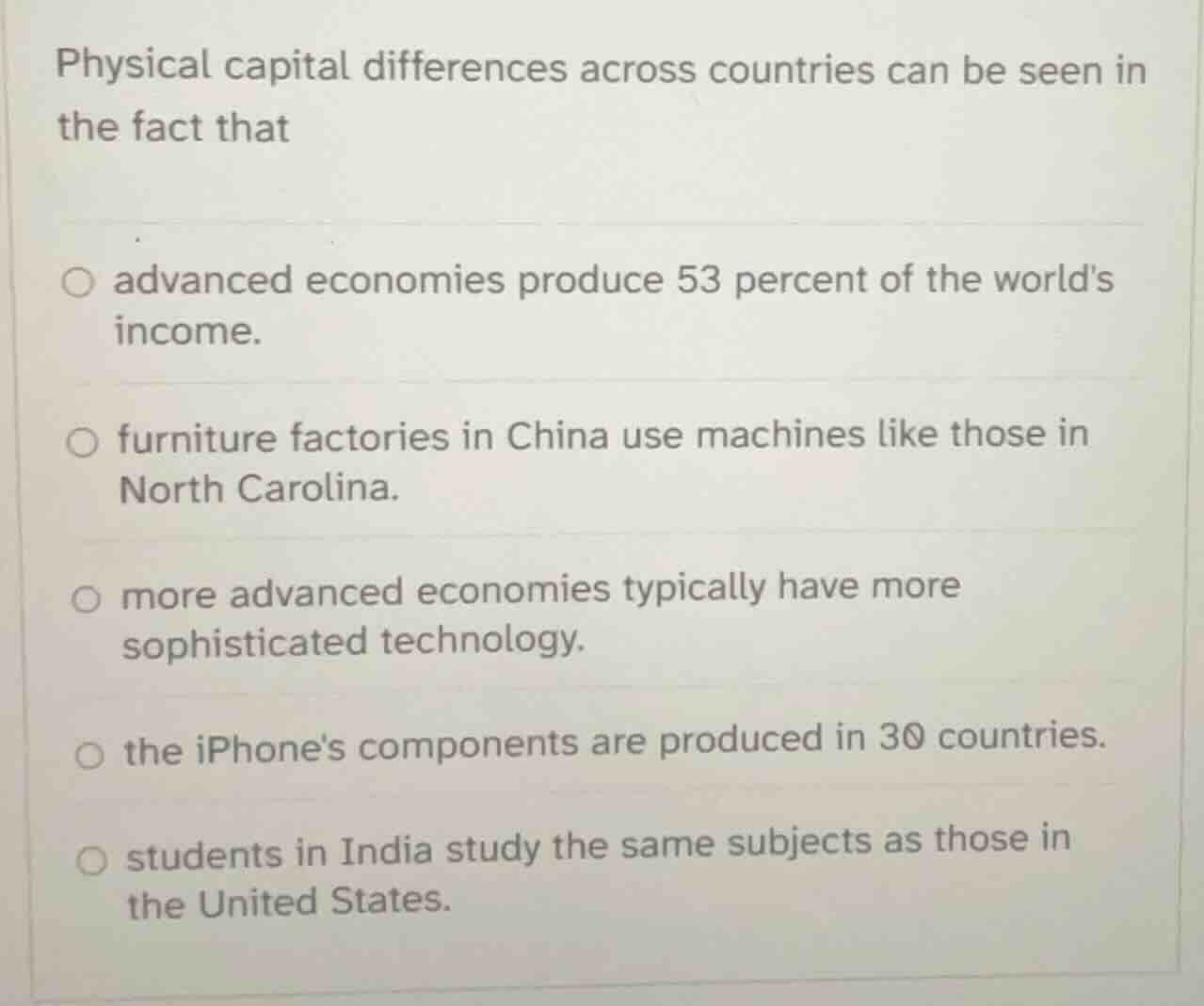 physical capital differences across countries can be seen in the fact t…